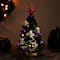 12" Black LED Lighted Skull & Ghost Halloween Tree